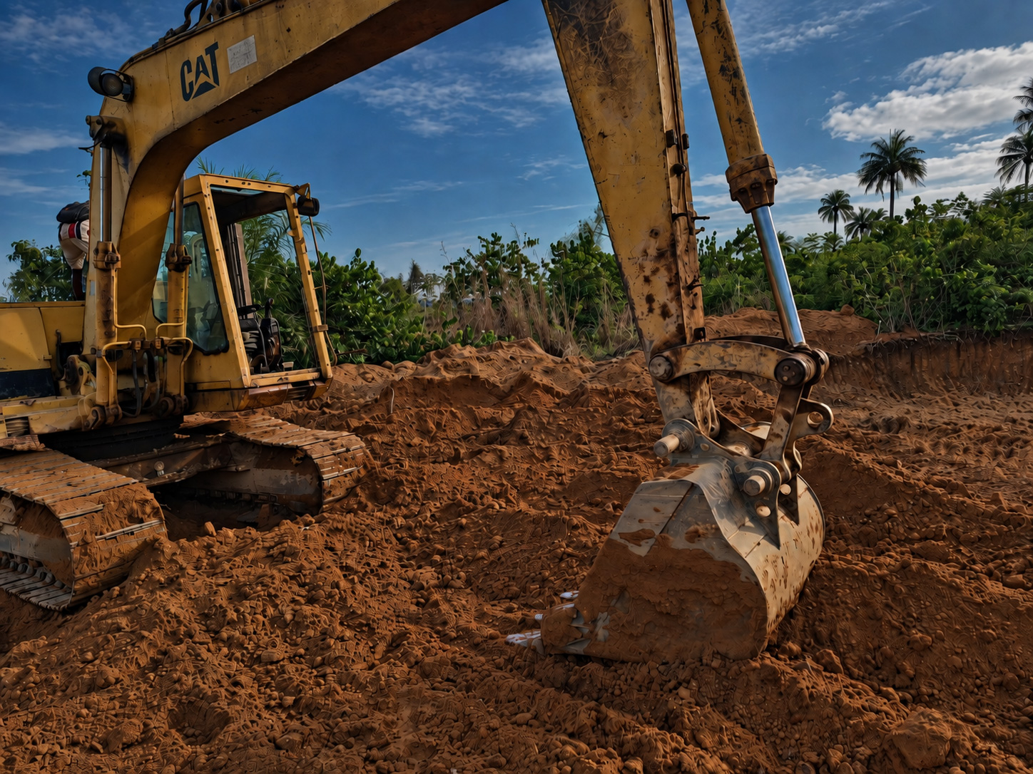 Active mining site development